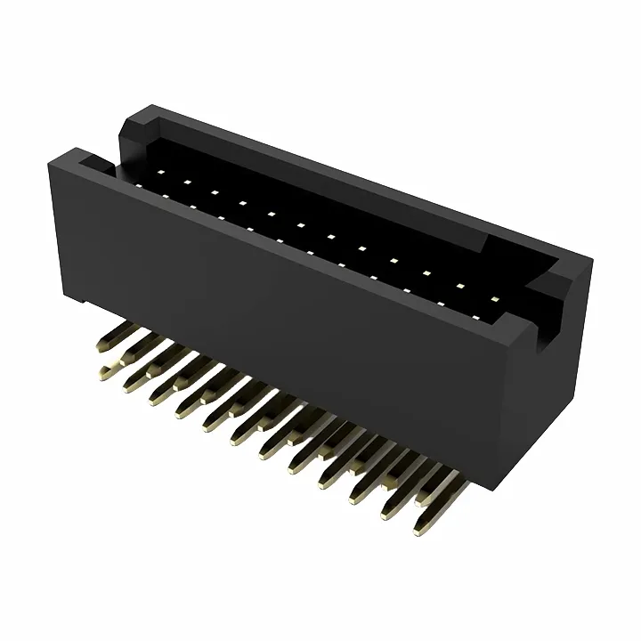 1,27 мм заголовок коробки Чоловік Подвійний ряд прямий кут DIP2