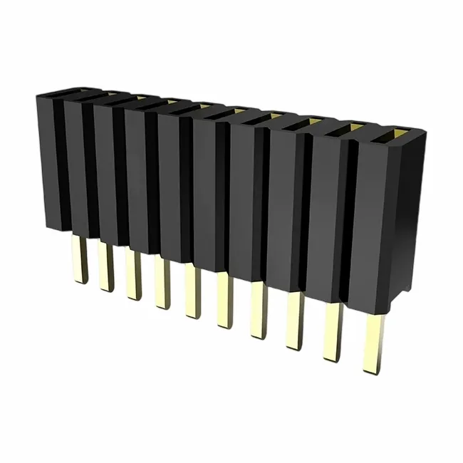 1,27x2,54 мм жіночий заголовок дворядний DIP