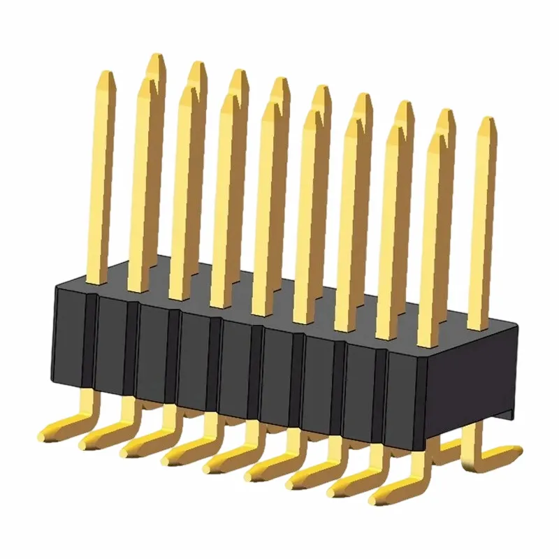 1,27x2,54 мм штифтовий заголовок дворядний SMT3