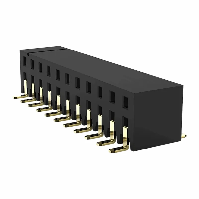 2,54 мм жіночий заголовок подвійний рядок вхід SMT U тип